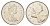Канада 25 центов 1988 Елизавета II (1952-2022), олень KM 74 никель 4688-526