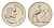 ЮАР 5 центов 1965 Ян ван Рибек (1619-1677), Suid Africa, легенда на африкаанс, райский журавль KM 67.2 медно-никель 4682-724