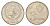 Киргизия 3 сома 2008 KM 15 сталь плакированная никелем 4632-317