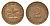 ФРГ 2 пфеннига 1961 F KM 106, J. 381 бронза 4576-332