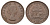ЮАР 1 пенни 1954 Елизавета II (1952-2022), парусник KM 46 бронза 4526-926