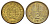 Перу 1/2 соль 1976 KM 265 латунь 4169-1243