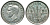 Австралия 3 пенса 1951 m, Георг VI (1937-1952), без букв KM 44 серебро 71-334