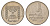 Израиль 1/2 лиры 1975 JE 5735 KM 36 медно-никель 4624-1124