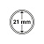 Капсулы круглые – 21 мм, упаковка 10 шт. Leuchtturm. 327401