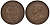 Австралия 1 пенни 1917 Георг V КМ 23 бронза    1530-1313