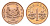 Сингапур 1 цент 1992 KM 98 цинк плакированный медью UNC 4643-162