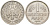 ФРГ 1 марка 1950 J, KM 110, J. 385 медно-никель 3853-132