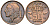 Бельгия 50 сантимов 1958 BELGIE KM 149 бронза 4594-355