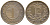ДАНИЯ 1 СКИЛЛИНГ РИГСМОНТ 1856 ФРЕДЕРИК VII (1848-1863) KM 763 (С135) бронза 34-531
