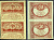 Россия 40 рублей 1917 сцепка из 2 банкнот Pick 39, Горянов 1.23.3 бумага 6293-40-4-2
