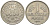 ФРГ 1 МАРКА 1954 J KM 110, J. 385 медно-никель 113-553