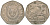 Кипр 50 центов 1996 похижение Европы KM 66 медно-никель 4620-432