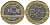 Франция 10 франков 1990 тип Гений Бастилии KM 964.1, Le Frank 375.5 биметалл 51-5146