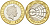 Великобритания 2 фунта 2001 Елизавета II (1952-2022), столетие трансатлантическому радио Spink 4572 (K11) биметалл PROOF 00-809-81