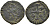 Государство крестоносцев. Кипрское Королевство сиксан 1460-1473 Яков II (1460-1473) Metcalf pl. 29.4 бронза 1525-224