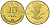 Хорватия 10 лип 2007 нечетный год KM 6 сталь плакированная латунью  UNC  4124-1158