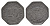 Бамберг 10 пфеннигов 1917 Funck 29.2, Men05 1272.2, Men18 1650.2 цинк 4532-831