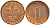 ФРГ 1 пфенниг 1991 J KM 105, J. 380 сталь плакированная медью    4598-667