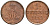 Ганновер 1 пфенниг 1853 B, Георг V KM 221, AKS 155, J. 83 медь 4594-462