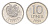 Армения 10 лум 1994 год-тип KM 51 алюминий UNC 4627-361