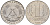 ГДР 1 пфенниг 1975 A KM 8.1 алюминий 105-1226