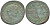 Римская Империя нуммий 302 - 303 Диоклетиан, бюст императора, IMP C C VAL DIOCLETIANVS P F AVG / Гений Римского народа, GENIO POPVLI ROMANI Г TS, Фессалоника RIC 25а биллон 1073-23-24