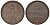 Ганновер 2 пфеннига 1846 B, Эрнст Август (1837-1851) KM 202.1, AKS 124, J. 75 медь 75-1834