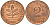 ФРГ 2 пфеннига 1986 F J.381a, KM 106a сталь плакированная медью    4598-917