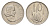 ЮАР 10 центов 1966 Ян ван Рибек (1619-1677), South Africa, легенда на африкаанс, цветок алоэ KM 68.1 никель 4687-328