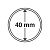 Капсулы круглые – 40 мм, упаковка 10 шт. Leuchtturm. 328440