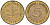 ФРГ 5 пфеннигов 1976 F KM 107, J. 382 сталь плакированная латунью 4514-916