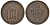 Швеция 2 эре 1884 Оскар II (1872-1907) король Швеции и Норвегии, закрытая четверка KM 746 бронза 62-241