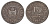 Тильзит (сейчас - Советск) 1/2 марки 1918 Funck 540.2, Men18 31302.2 железо 1517-1412