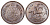 РОССИЯ 2 КОПЕЙКИ 1757 НОВОДЕЛ Биткин H64 медь UNC 00-346-35