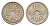 Дания 10 эре 1924 HCN; GJ, Кристиан X (1912-1947) KM 822 медно-никель 4627-1166