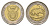 ЮАР 5 рандов 2005 KM 297 биметалл 4597-534