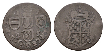 Бельгия, Льеж 1 лиард 1745 KM 146 медь 4152-147