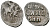 ВЕЛИКОЕ КНЯЖЕСТВО МОСКОВСКОЕ ДЕНГА 1535-1547 ИВАН IV ВАСИЛЬЕВИЧ, МОСКОВСКИЙ МОНЕТНЫЙ ДВОР, 0,32 ГР ГиК №48 серебро 262-656