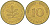 ФРГ 10 ПФЕННИГОВ 1977 J KM 108, J. 383 сталь плакированная латунью 219-516