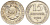 СССР 15 копеек 1925 Федорин 12 серебро 4160-833