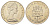Гибралтар 1 крона 1967 Елизавета II (1952-2022), старый замок KM 4 медно-никель UNC 4578-522