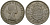 Великобритания 1/2 кроны 1960 Елизавета II (1952-2022) KM 907, Spink 4145 медно-никель 4125-534