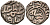 Индия 2 гани 1308 (AH711) Делийский Султанат, Alu ed-din Muhammad Shab II (1295-1315) Goron/Goenka D 233, Mitchiner 2569 биллон 192-767