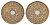 Дания 2 эре 1934 N, Кристиан X (1912-1947) KM 827 бронза 4701-815