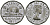 Канада 5 центов 1953 Елизавета II (1953-), бобр KM 50 хромированная сталь 4167-923