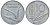 Италия 10 лир 1953 R, плуг, колосья KM 93 алюминий 4543-515