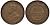АВСТРАЛИЯ 1 ПЕННИ 1934 ГЕОРГ V (1910-1936) KM 23 бронза 02-264-26