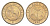 Либерия 1/2 цента 1941 KM 10a медь никель UNC 4614-966