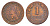 Нидерланды 1 цент 1881 Виллем III (1849-1890) KM 107 бронза 66-318